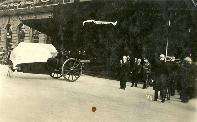 Pohřeb Tomáše Garrigua Masaryka. Zdroj archiv pamětnice Bernadety Fourové